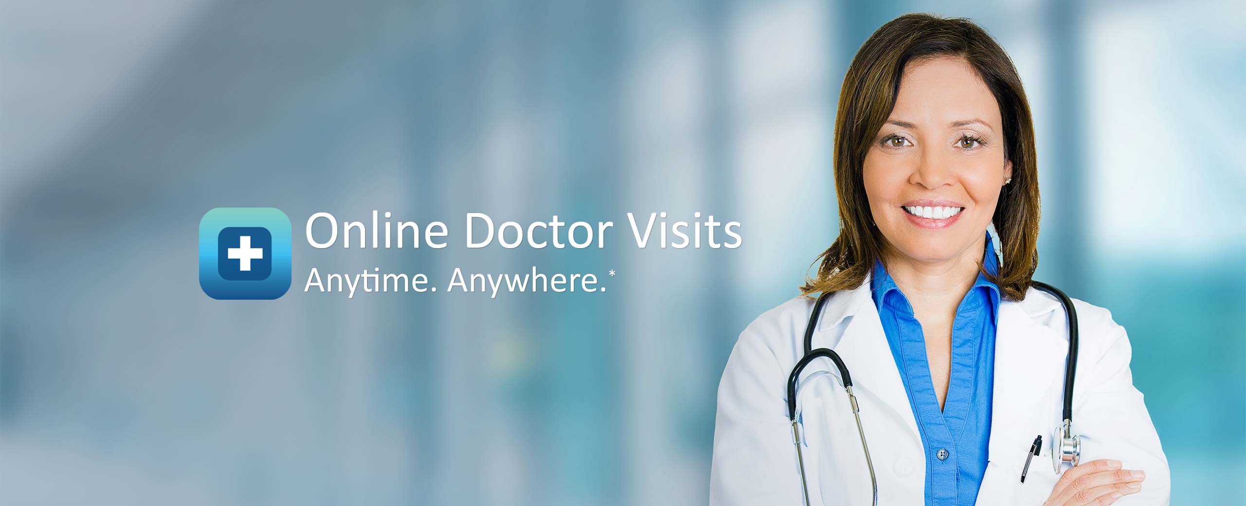 Telemedicine. Online Doctor Visits Anytime Anywhere.